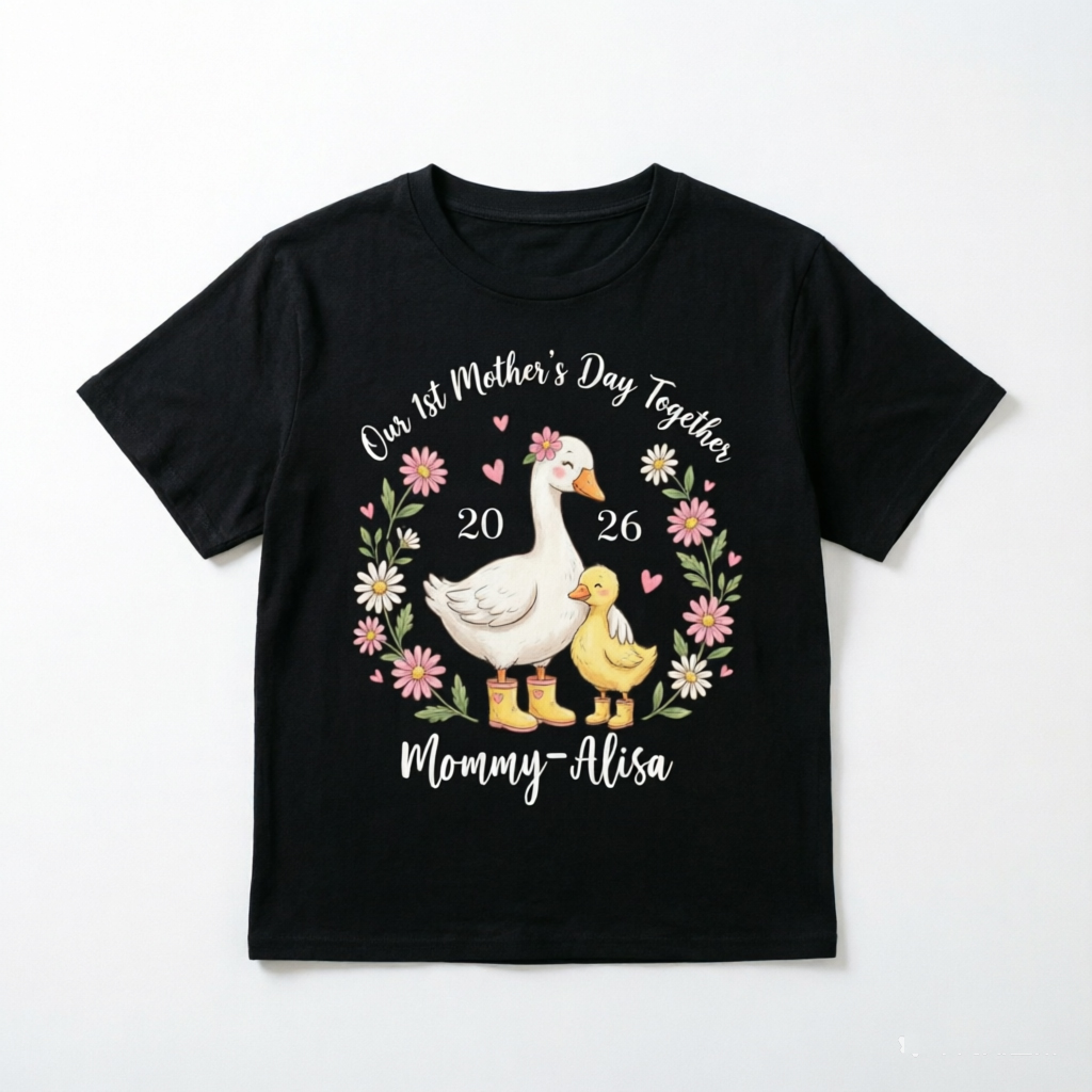 Mommy  Matching Graphic T Shir – Tee Graphic Print recenzja i cena