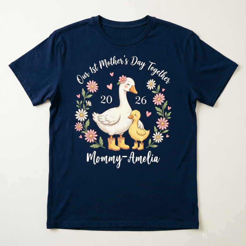 Mommy  Matching Graphic T Shir – Tee Graphic Print recenzja i cena