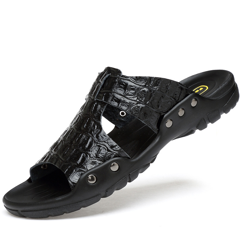 Leather Sandals Men's Comforta – Flip Flop Leather Men recenzja i cena