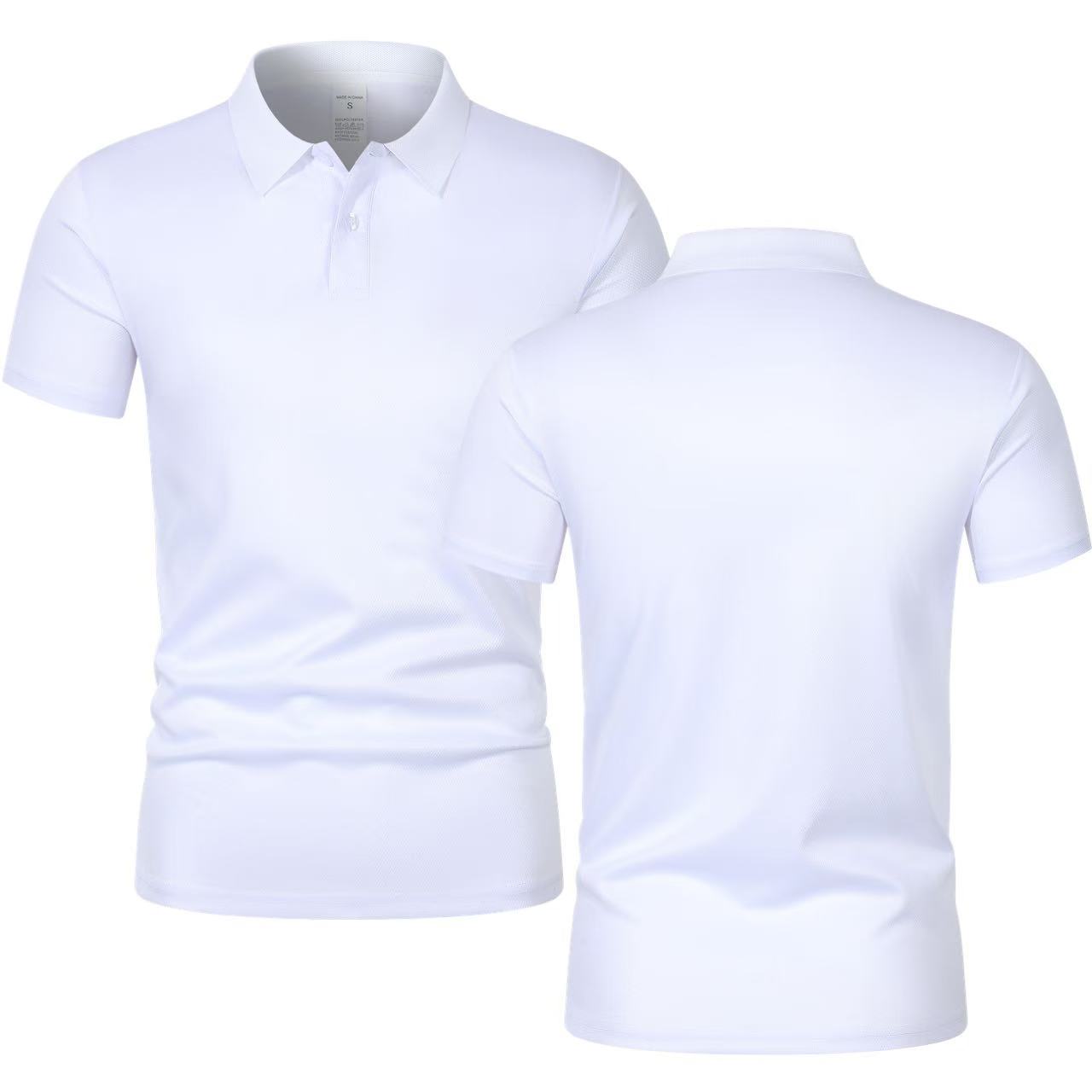 2025 New Summer Men's Short Sl – Polo Shirt Pique recenzja i cena