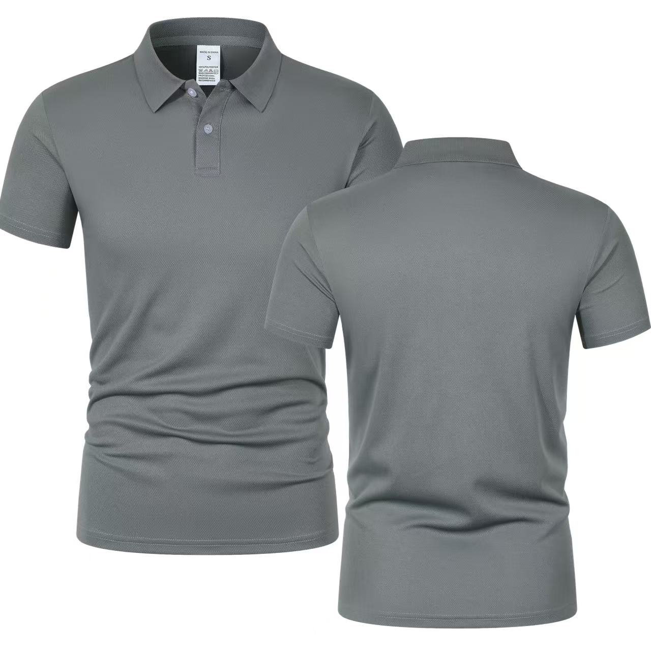 2025 New Summer Men's Short Sl – Polo Shirt Pique recenzja i cena