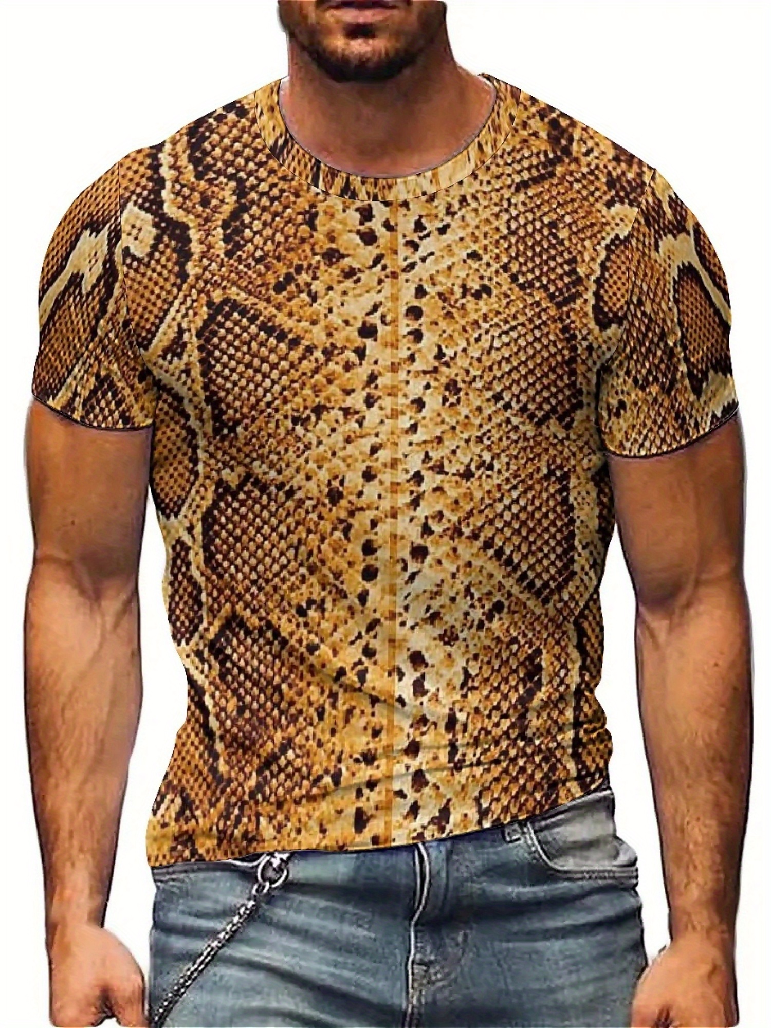 Men'S 3D Print Snake Graphic T – Tee Graphic Print recenzja i cena