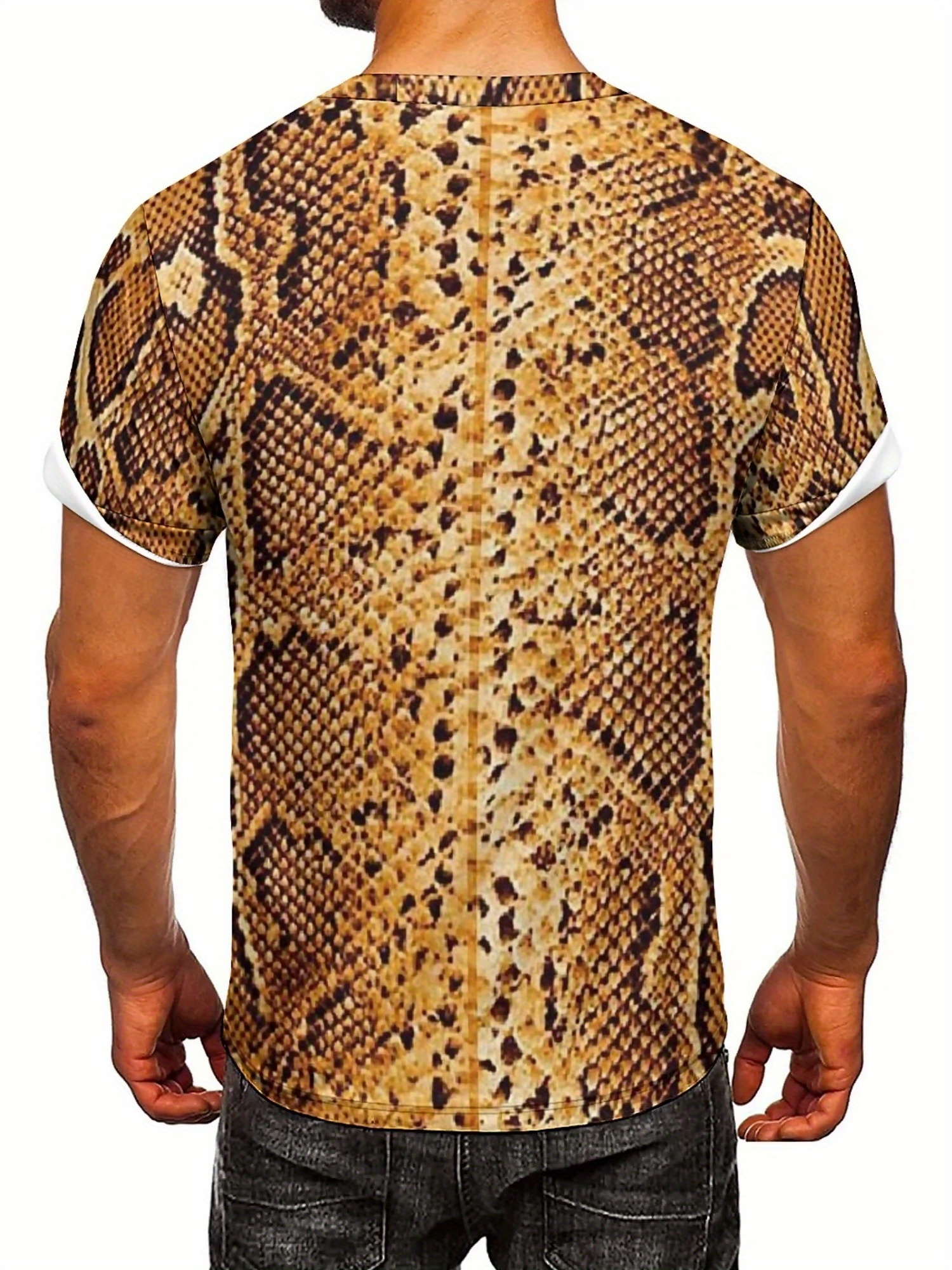 Men'S 3D Print Snake Graphic T – Tee Graphic Print recenzja i cena