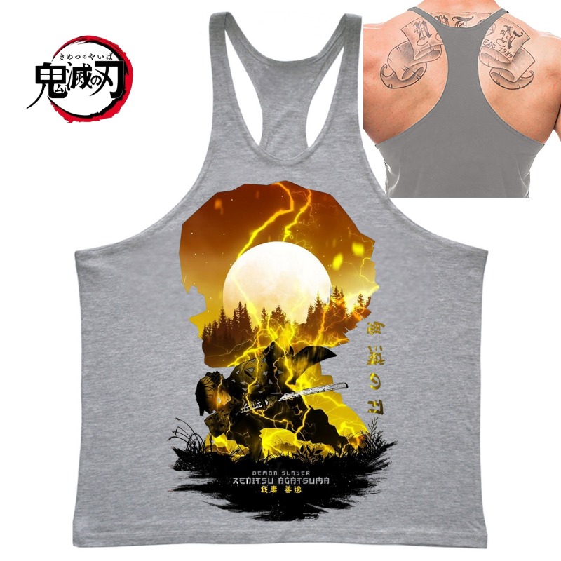 (Demon Slayer) GYM Mens Tank T – Tank Top Muscle recenzja i cena