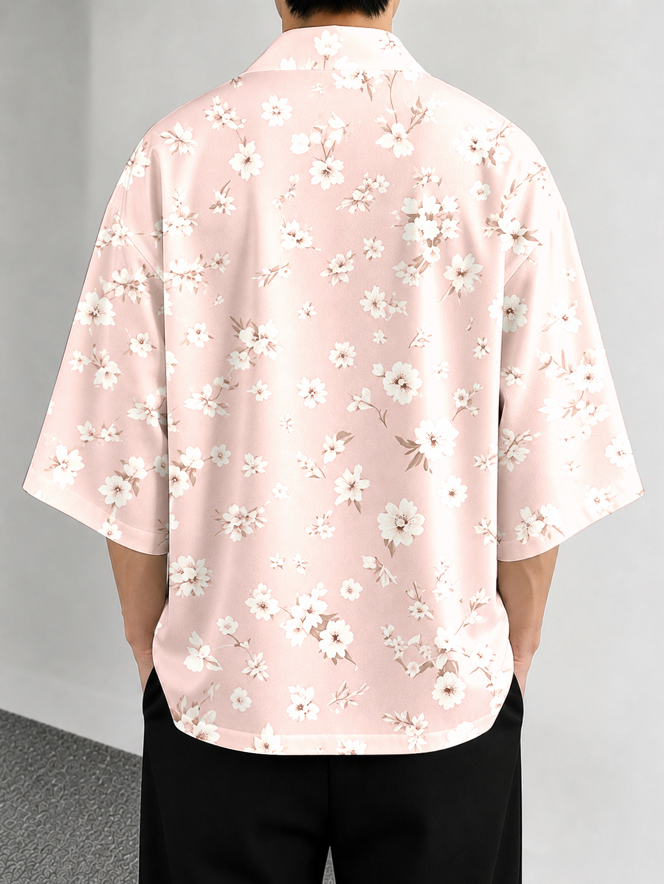 Men's casual top Floral Sakura – Resort Shirt Floral recenzja i cena