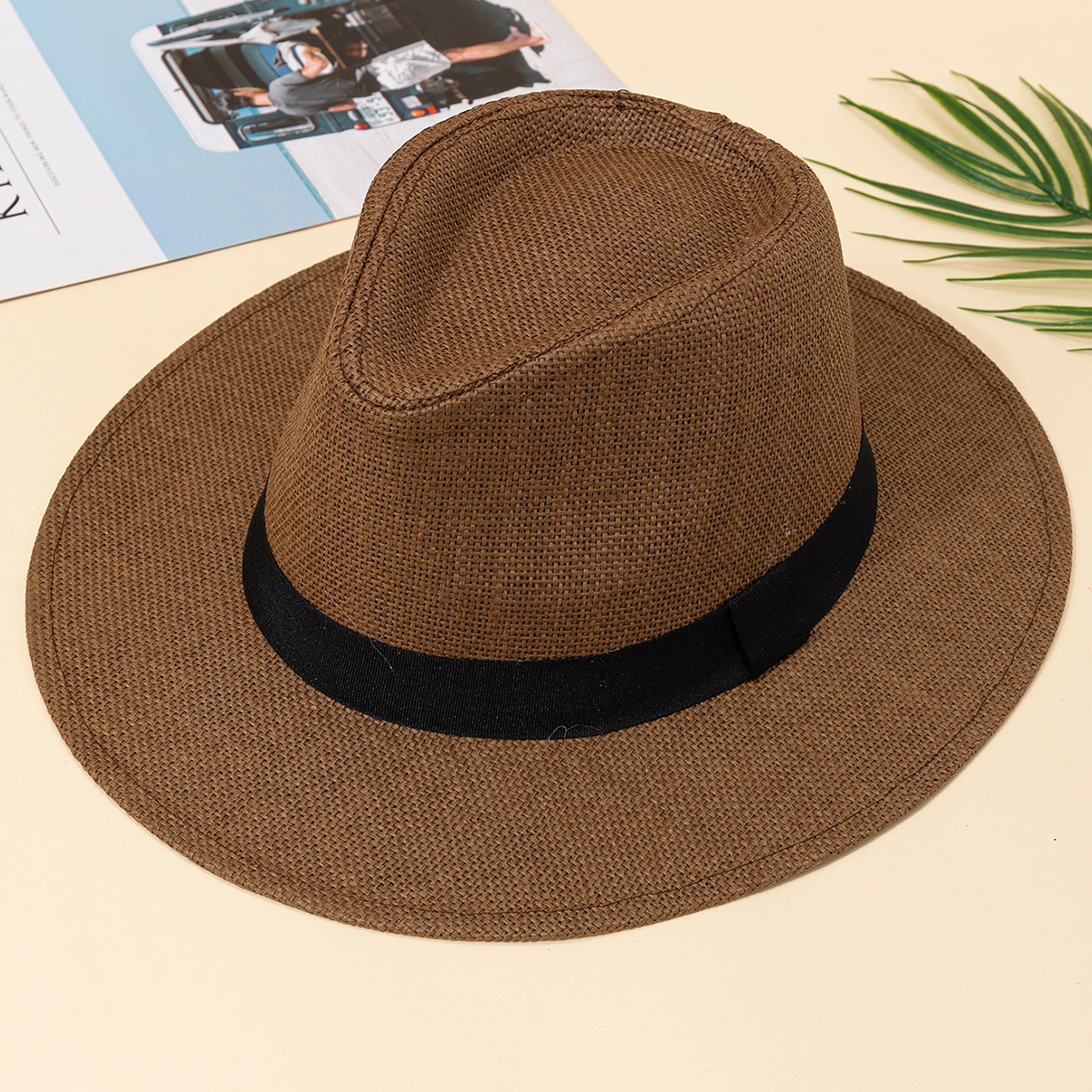 Hat, male, summer vacation, be – Bucket Hat Straw recenzja i cena