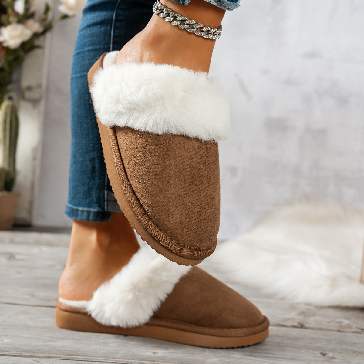 Women's Winter Solid-Color War – Espadrille Slip On recenzja i cena