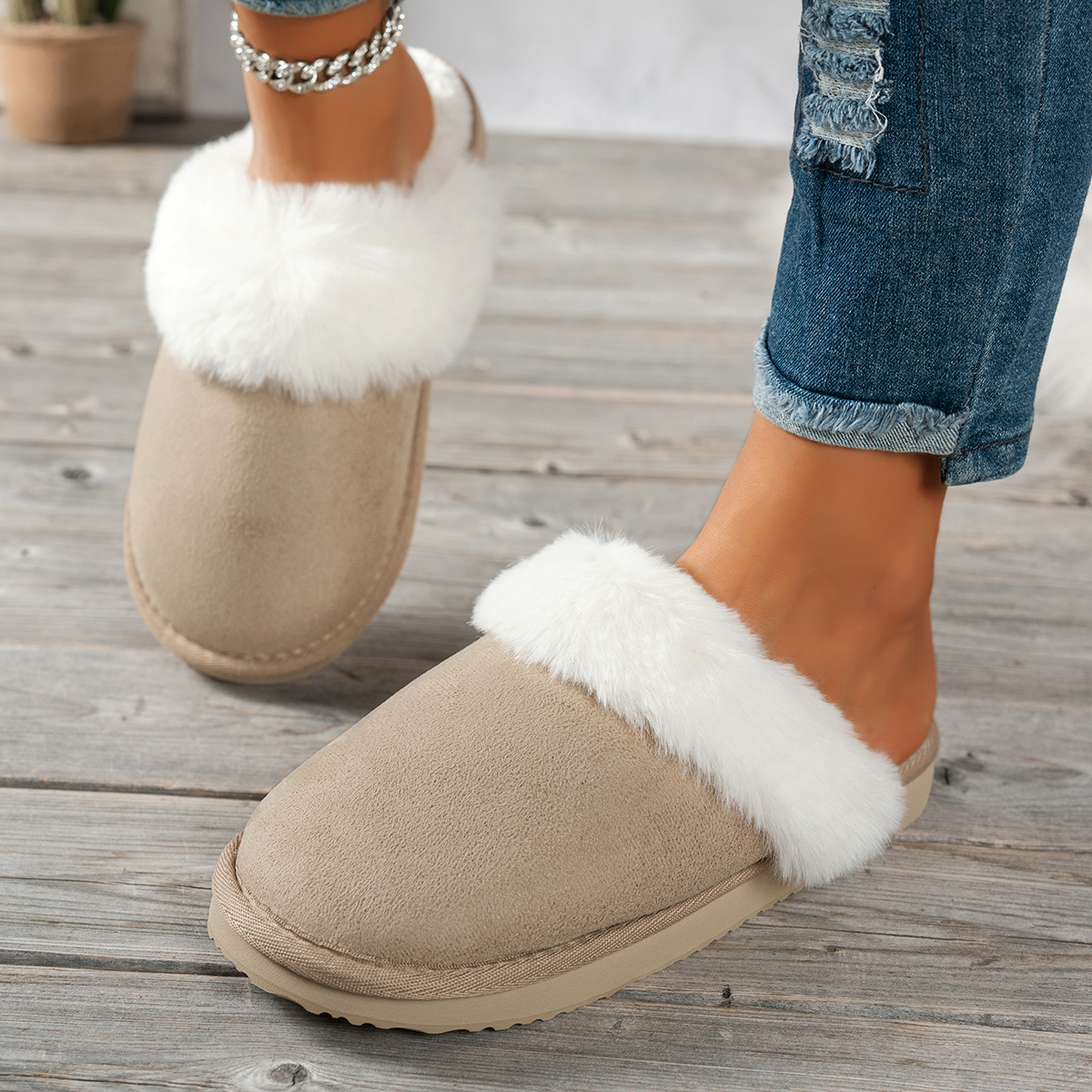 Women's Winter Solid-Color War – Espadrille Slip On recenzja i cena